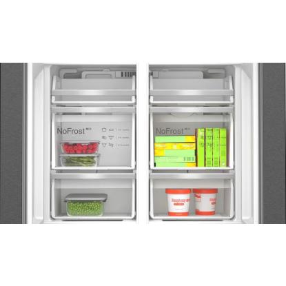 Bosch KFI96AXEA fritstående amerikanerkøleskab, 375 + 199 liter