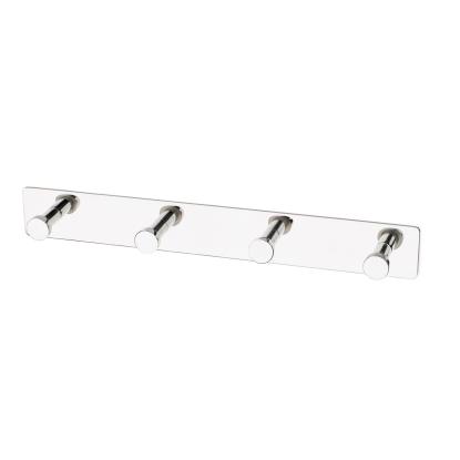 Habo 1368-4 håndklædekrog med 4 kroge, krom