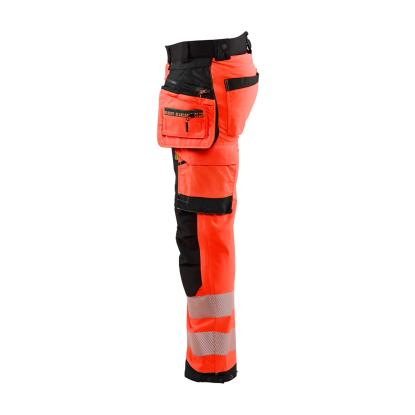 Blåkläder 1820 high vis softshell buks, hi-vis rød/sort