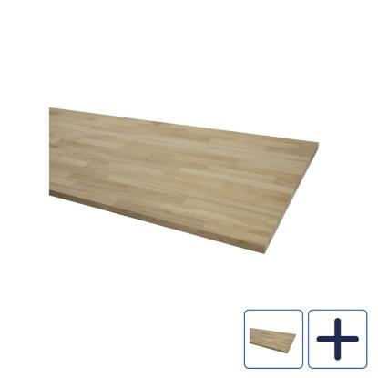 Wallmann bordplade, ubehandlet, eg