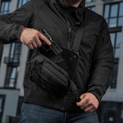 M-TAC Elite Hex EDC skuldertaske, sort