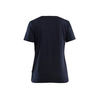 Blåkläder 9409 dame t-shirt grit and grind, mørk marineblå