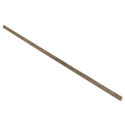I-Wood UniPanel afslutningsliste, sort olieret, lys kerne, egefiner, 16 x 55 x 2780 mm