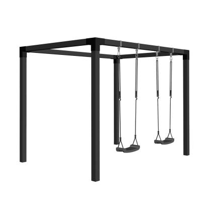 PLUS Daylife gyngestativ, model 2, sort/fyr, 198 x 268 x 208 cm