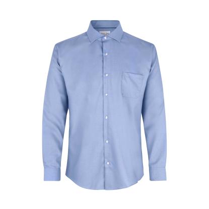 Seven Seas SS310 Royal Oxford skjorte, modern, lys blå