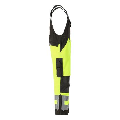 MASCOT SAFE SUPREME Newcastle overall med knælommer, hi-vis gul/mørk antracit