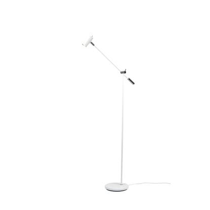 Belid Cato LED gulvlampe, H100-133 cm, GU4, dæmpbar, mat hvid