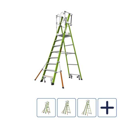 JUMBO Giant Safety Cage platformsstige