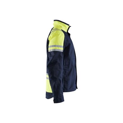 Blåkläder 4505 jakke inherent steel, marineblå/hi-vis gul