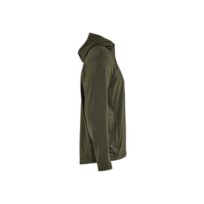 Blåkläder 3594 hættetrøje half zip, skovgrøn 