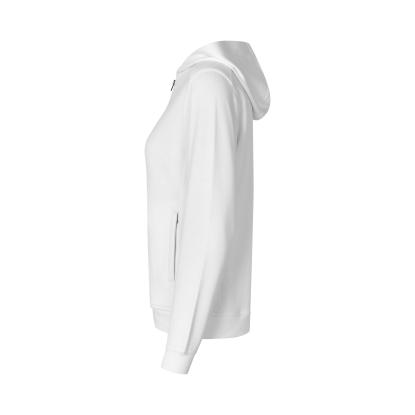 ID PRO Wear CARE 0389 hættetrøje med lynlås, dame, hvid