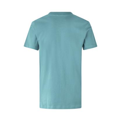 ID 40552 økologisk T-shirt, børn, støvet aqua