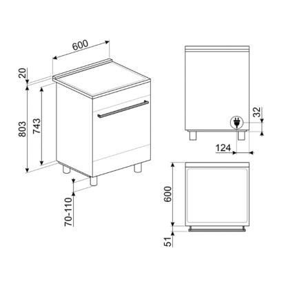 Smeg C6IPMBM2 induktionskomfur