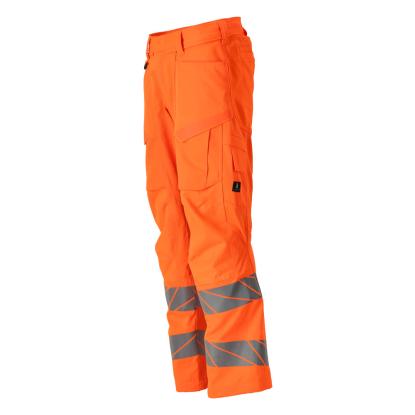 MASCOT ACCELERATE SAFE arbejdsbukser med knælommer, hi-vis orange