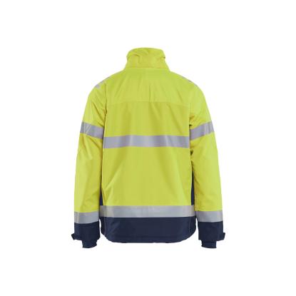 Blåkläder 4780 high vis letforet vinterjakke, hi-vis gul/marineblå