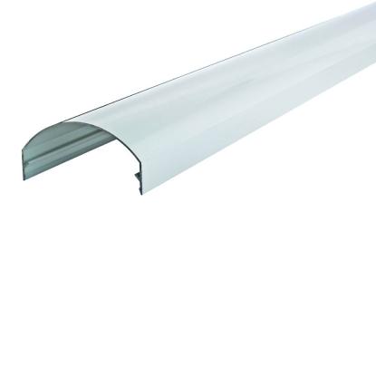  RIAS alu kip dækprofil, 32,5-45 grader, hvid - 6000 mm