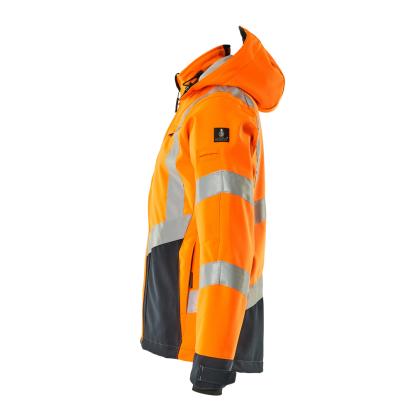 MASCOT SAFE SUPREME Blackpool softshell jakke, hi-vis orange/mørk marine