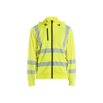 Blåkläder 3573 high vis sweatshirt med aftagelig hætte, hi-vis gul