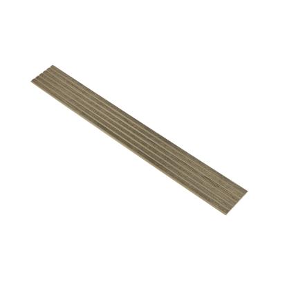 I-Wood Basic Original akustikpanel, sort olieret, brun filt og lys kerne, egefiner, 16 x 300 mm 