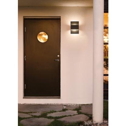 Norlys Geneve væglampe, E27, IP54, hvid