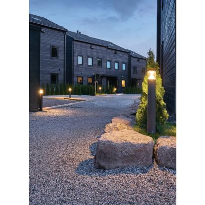 Norlys Egersund Mini LED pullert, 85 cm, IP65, aluminium