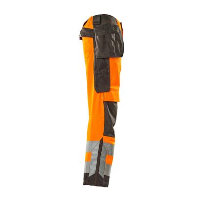 MASCOT SAFE SUPREME Wigan arbejdsbukser med hængelommer, hi-vis orange/mørk antracit