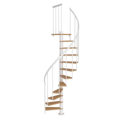 DOLLE Calgary spindeltrappe, Ø140 cm, hvid