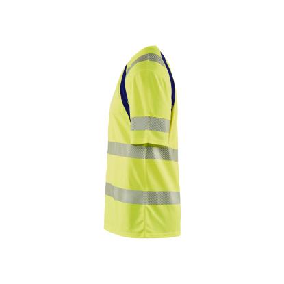 Blåkläder 3397 high vis UV t-shirt, hi-vis gul/marineblå