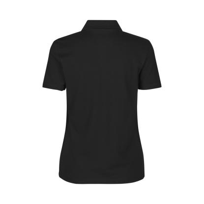 ID 0587 poloshirt, økologisk, dame, sort