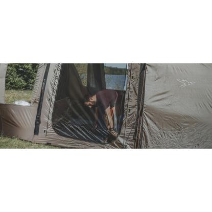 easy camp Kullen 6 Air tunneltelt til 6 personer, brun