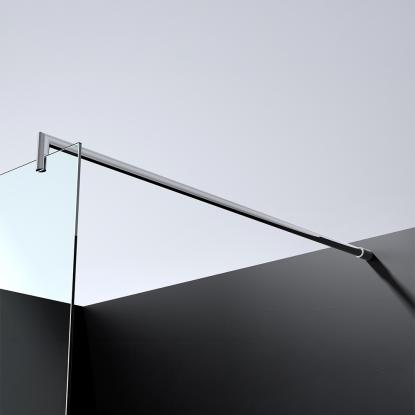 Best Design støttestang, 120 cm, børstet krom