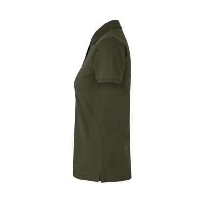 ID 0527 poloshirt med stretch, dame, oliven
