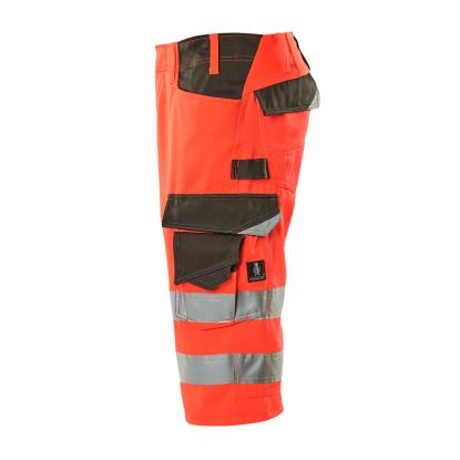 MASCOT SAFE SUPREME Luton arbejdsshorts, hi-vis rød/mørk antracit