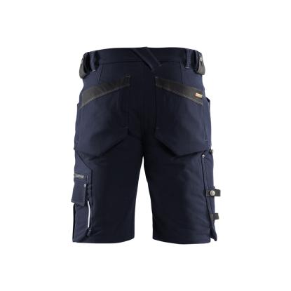 Blåkläder 1987 håndværker shorts 4-vejs stretch x1900, mørk marineblå/sort