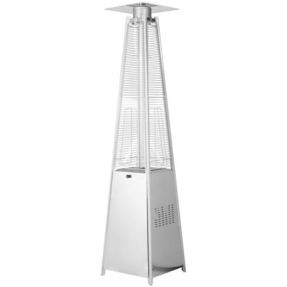 Densol Lux plus gas terrassevarmer, large, sølv - 13 kW
