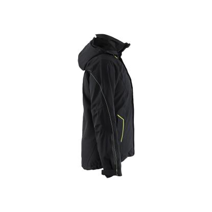 Blåkläder 4408 dame letforet vinterjakke 4-vejs stretch, sort/hi-vis gul