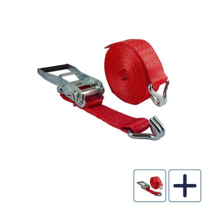 JUMBO surring med skralde og kroge, 10 meter