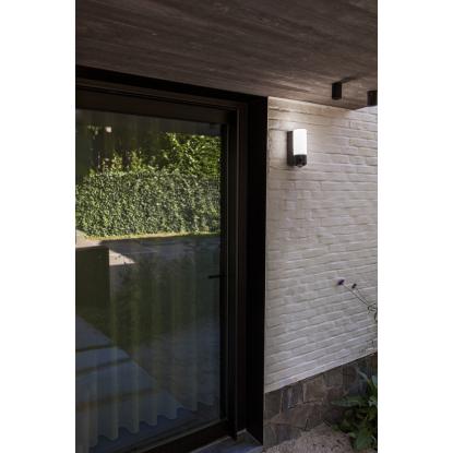 LUTEC connect POLLUX udendørs LED væglampe med kamera og sensor, IP44, mørk grå