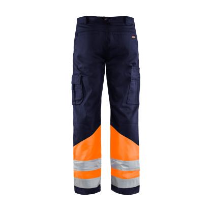 Blåkläder 1564 high vis buks, marineblå/hi-vis orange