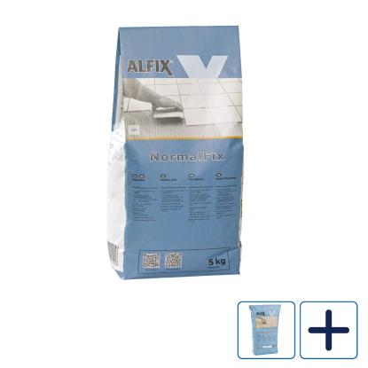 Alfix NormalFix fliseklæber, grå