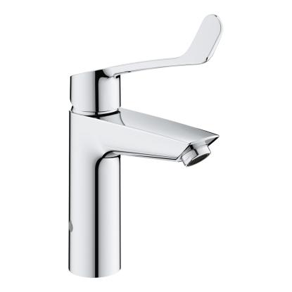 GROHE Eurosmart 2021 M håndvaskarmatur høj model, S-stop og langt greb, krom