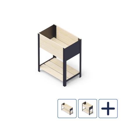 Upyard ModernBox High højbed, natur