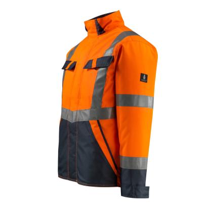 MASCOT SAFE LIGHT Penrith vinterjakke, hi-vis orange/mørk marine