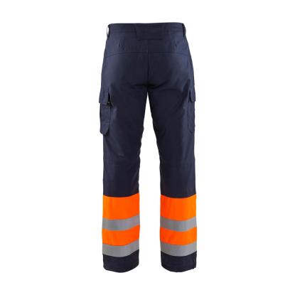 Blåkläder 1869 multinorm vinter buks inherent, marineblå/hi-vis orange