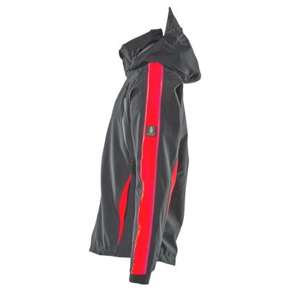 MASCOT HARDWEAR Gandia skaljakke, mørk antracit/hi-vis rød