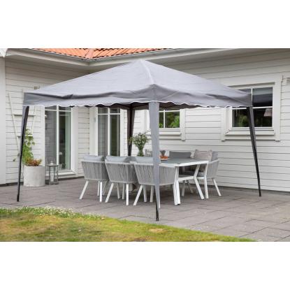 Venture Design Easy Up pavillon, sort/grå, 250 x 295 x 295 cm