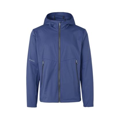ID 0836 softshelljakke, letvægt, stormy blue