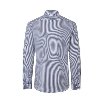 Seven Seas S70 Fine Twill Cadet skjorte, modern, navy