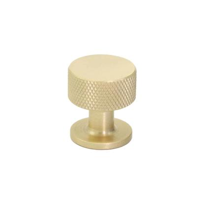 Beslag Design Crest knop, Ø26 mm, børstet messing