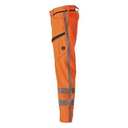 MASCOT ACCELERATE SAFE arbejdsbukser med lårlommer, hi-vis orange